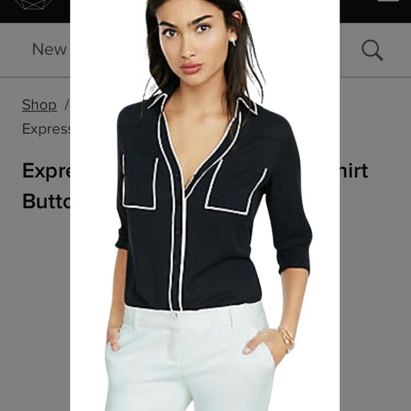 Express Tops - [Express] Portfoni Button Down Shirt